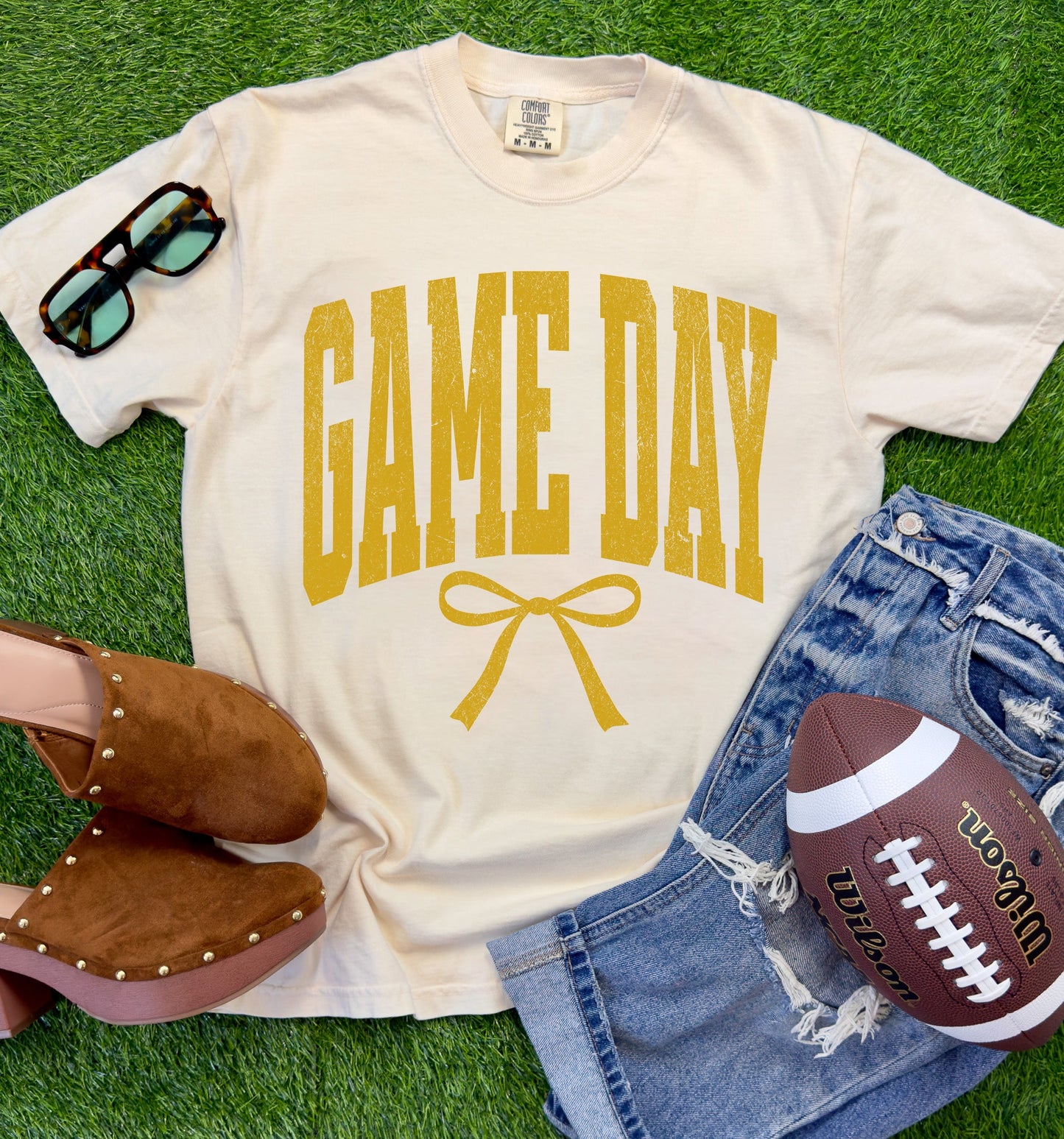 Game Day Customizable Bow Spirit Tee