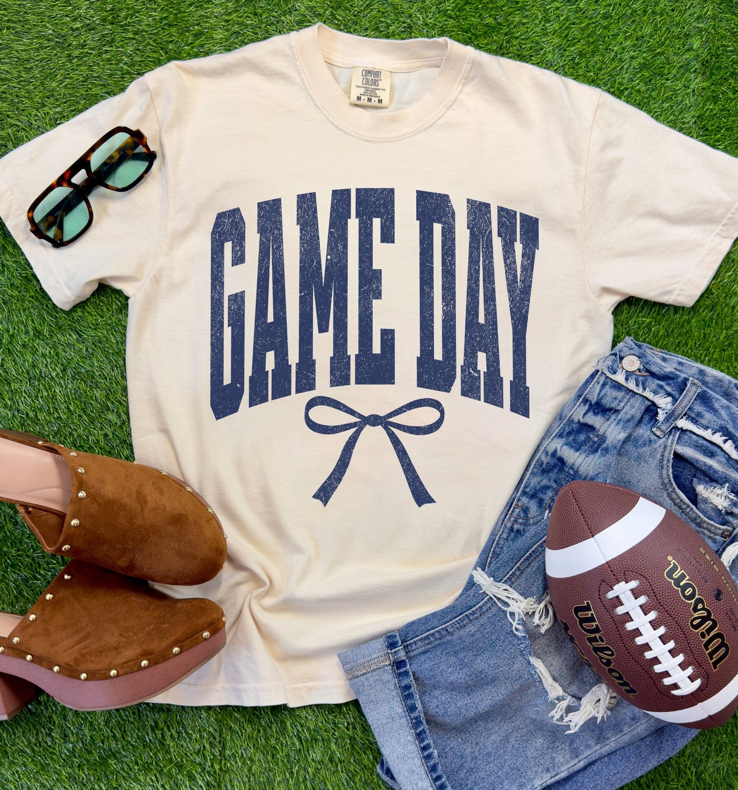 Game Day Customizable Bow Spirit Tee