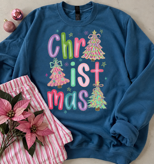 Happy and Bright Christmas Sweatshirt or Tee
