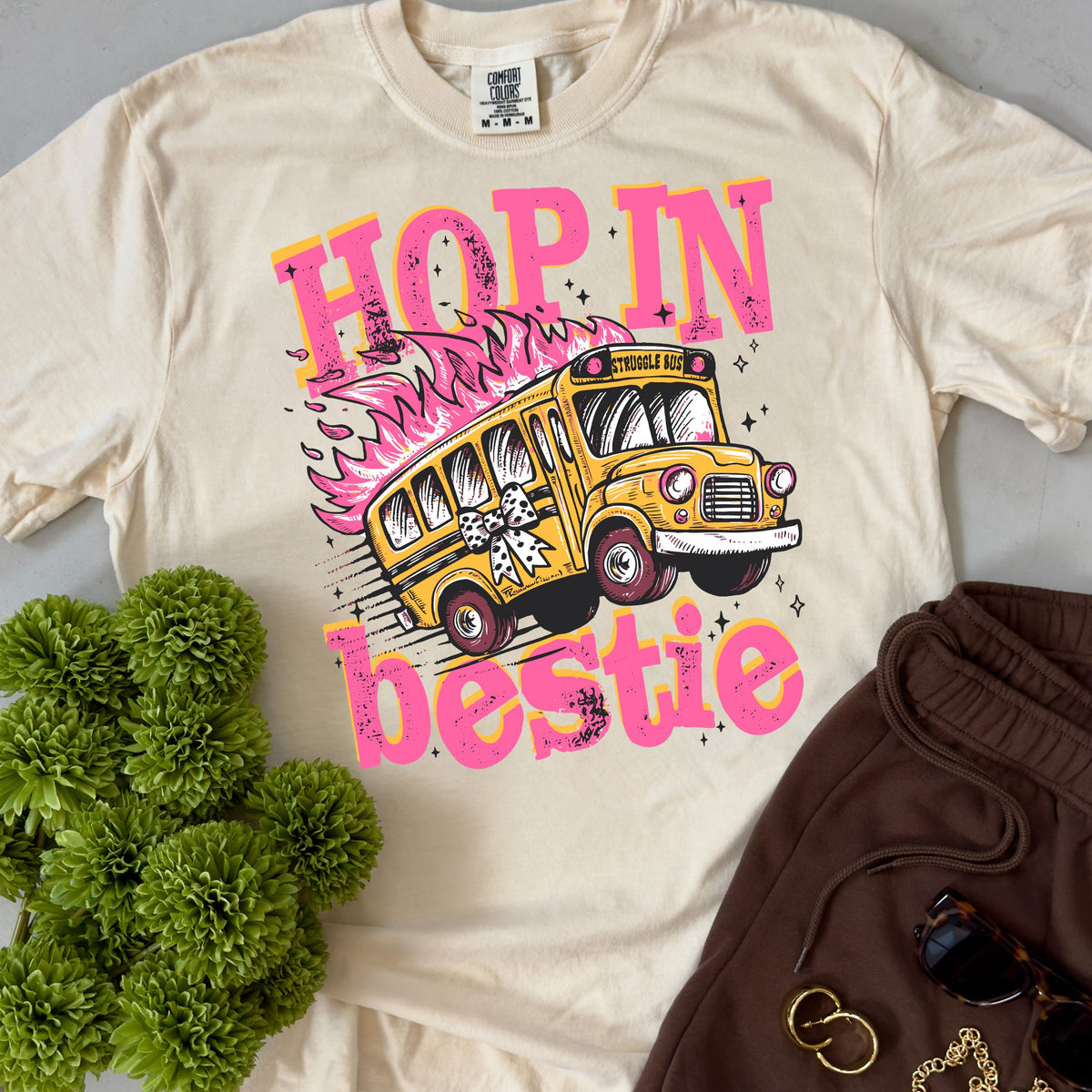Hop In Bestie Short or Longsleeve