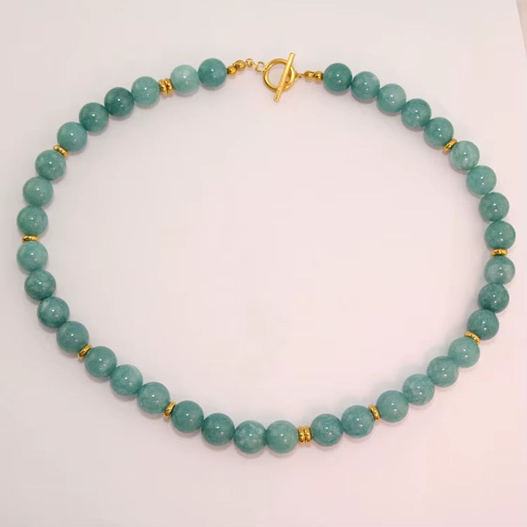 Color Pop Jade Chocker Necklace RTS