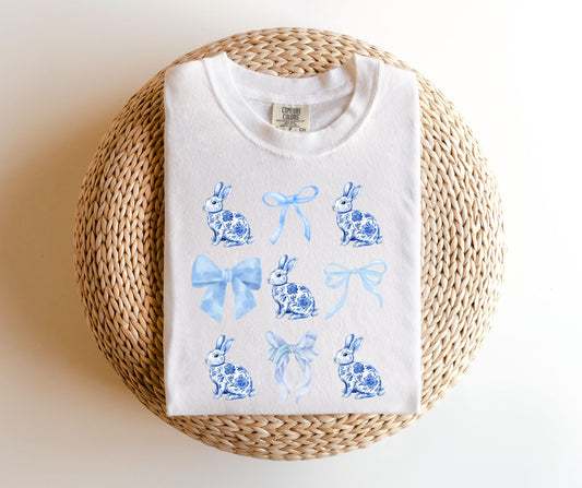 Chinoiserie & Bow Bunny Tee.