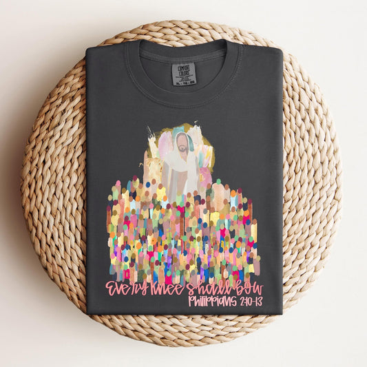 Every Knee Shall Bow Design 1 Tee.