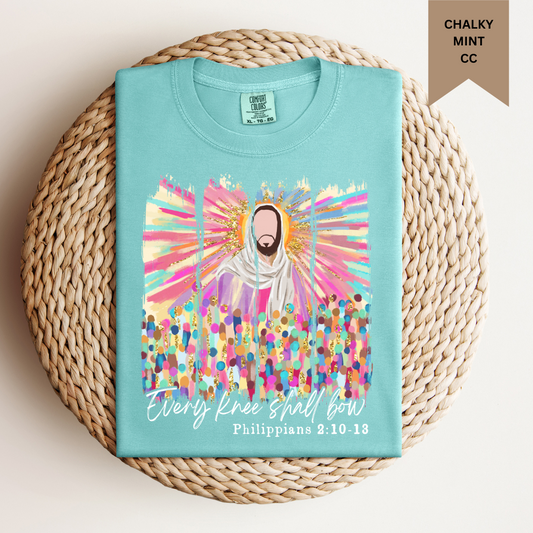 Every Knee Shall Bow Design 2 Tee.