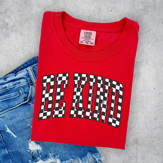 Checkered Be Kind Tee