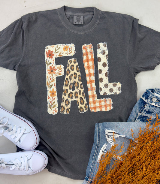 Fall Patterned Graphic Tee & Sweatshirt