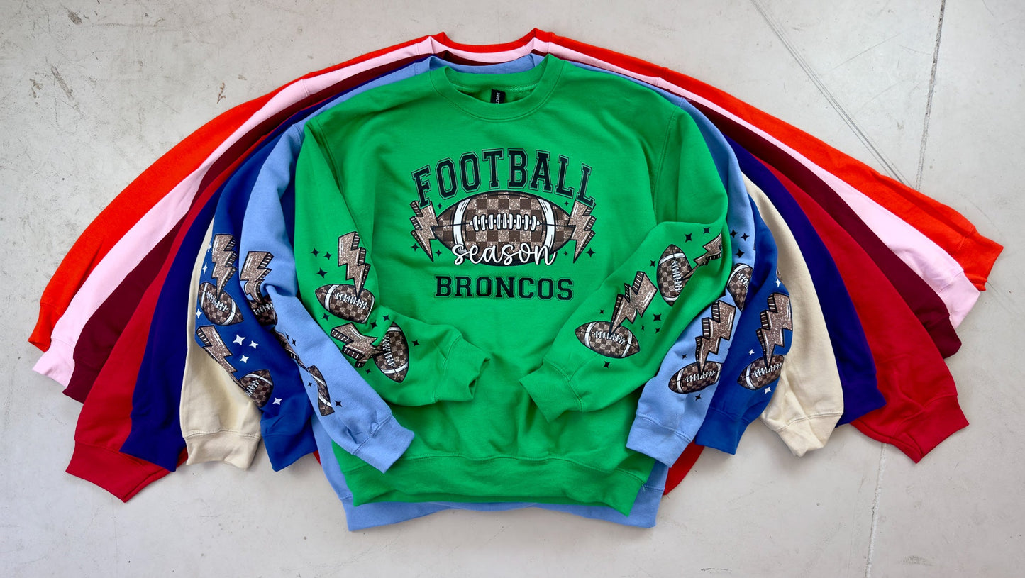 Football Custom With Football Sleeve Decal
