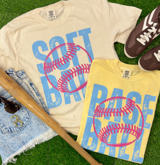 Pink & Blue Softball