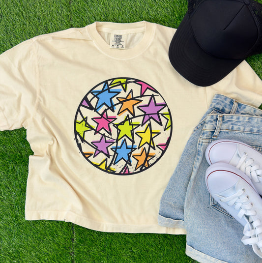 Stars Volleyball Crop or Tee