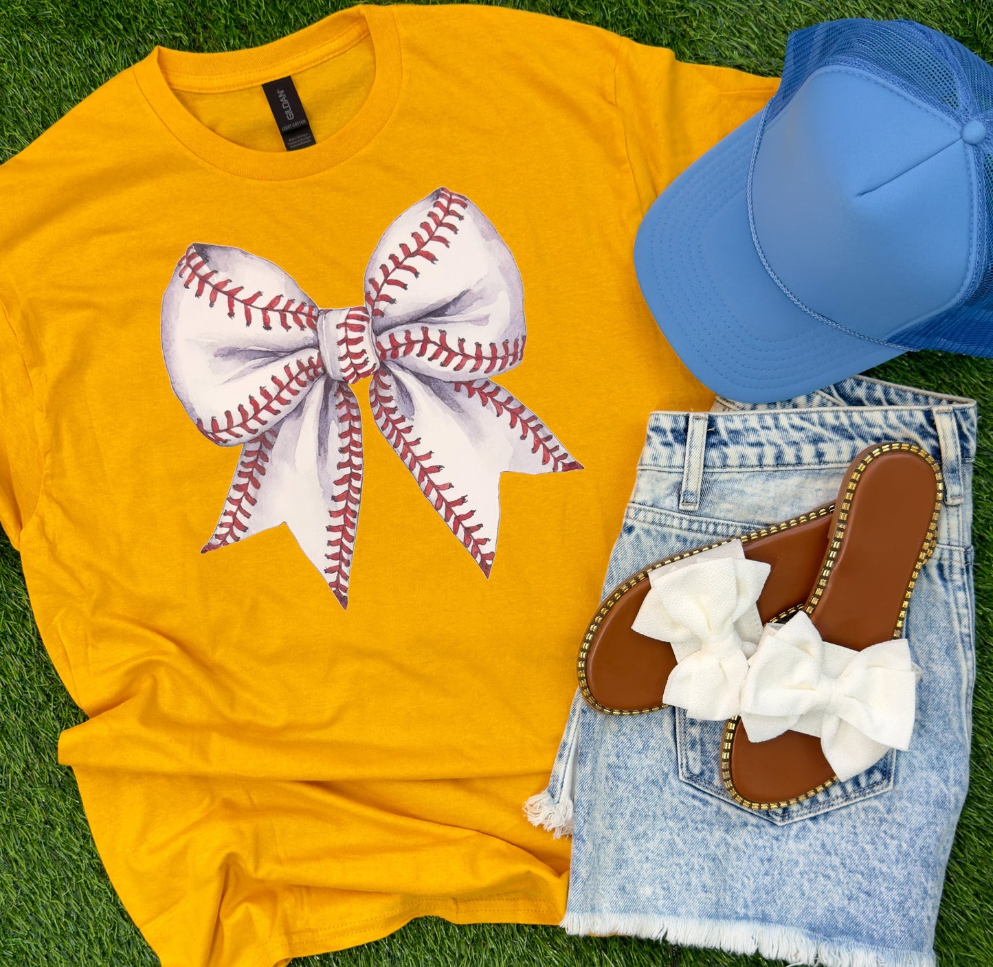 Baseball Bow Tee