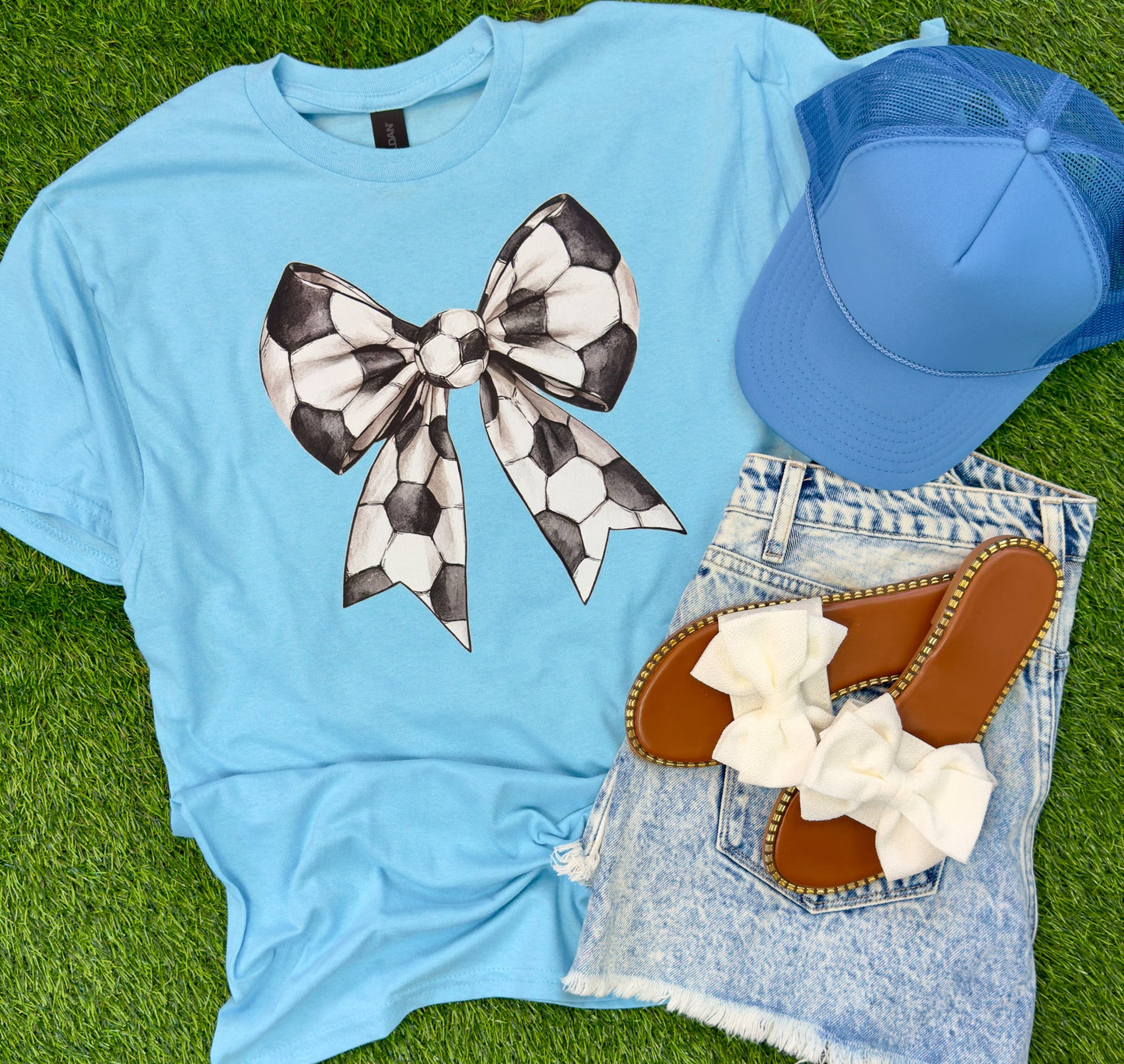 Soccer Bow Tee