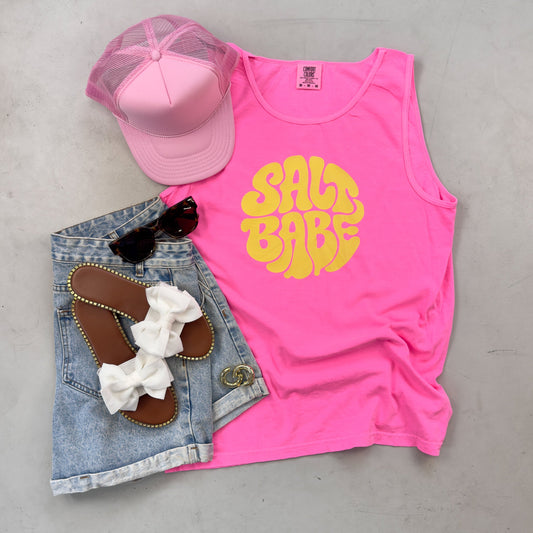 Salt Babe Neon Tank Top