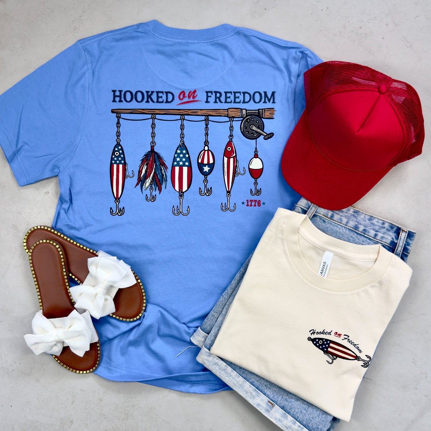 Hooked on Freedom Tee