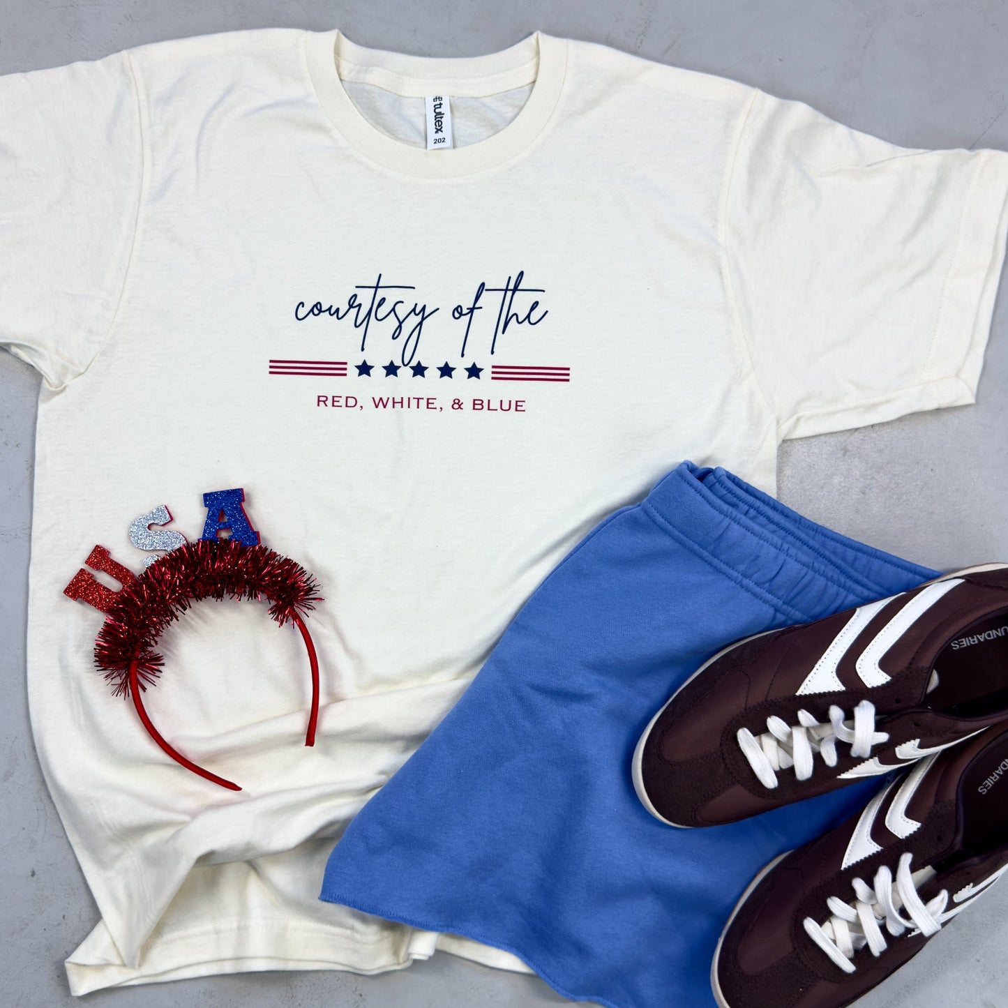Courtesy of the Red, White and Blue Tee - RTS
