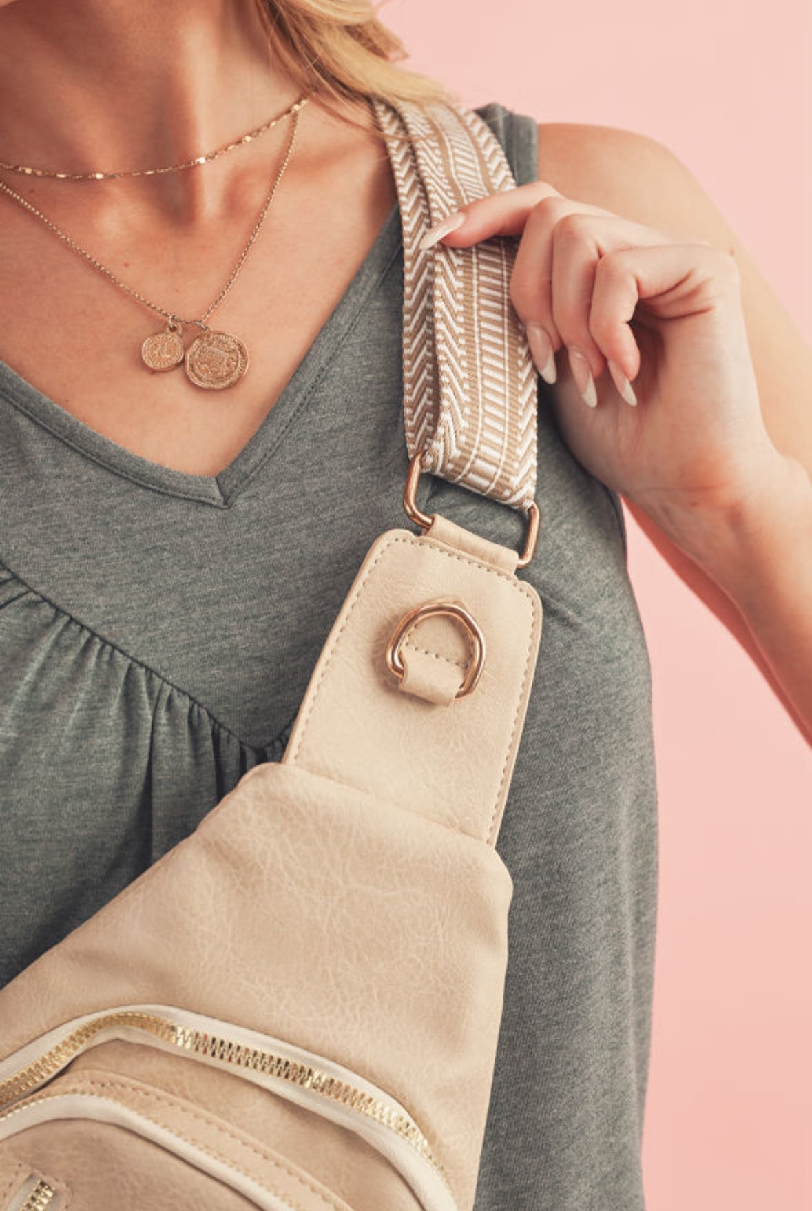 Beige Crossbody RTS