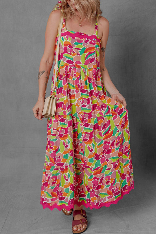 Abstract Ric Rac Maxi Dress May.
