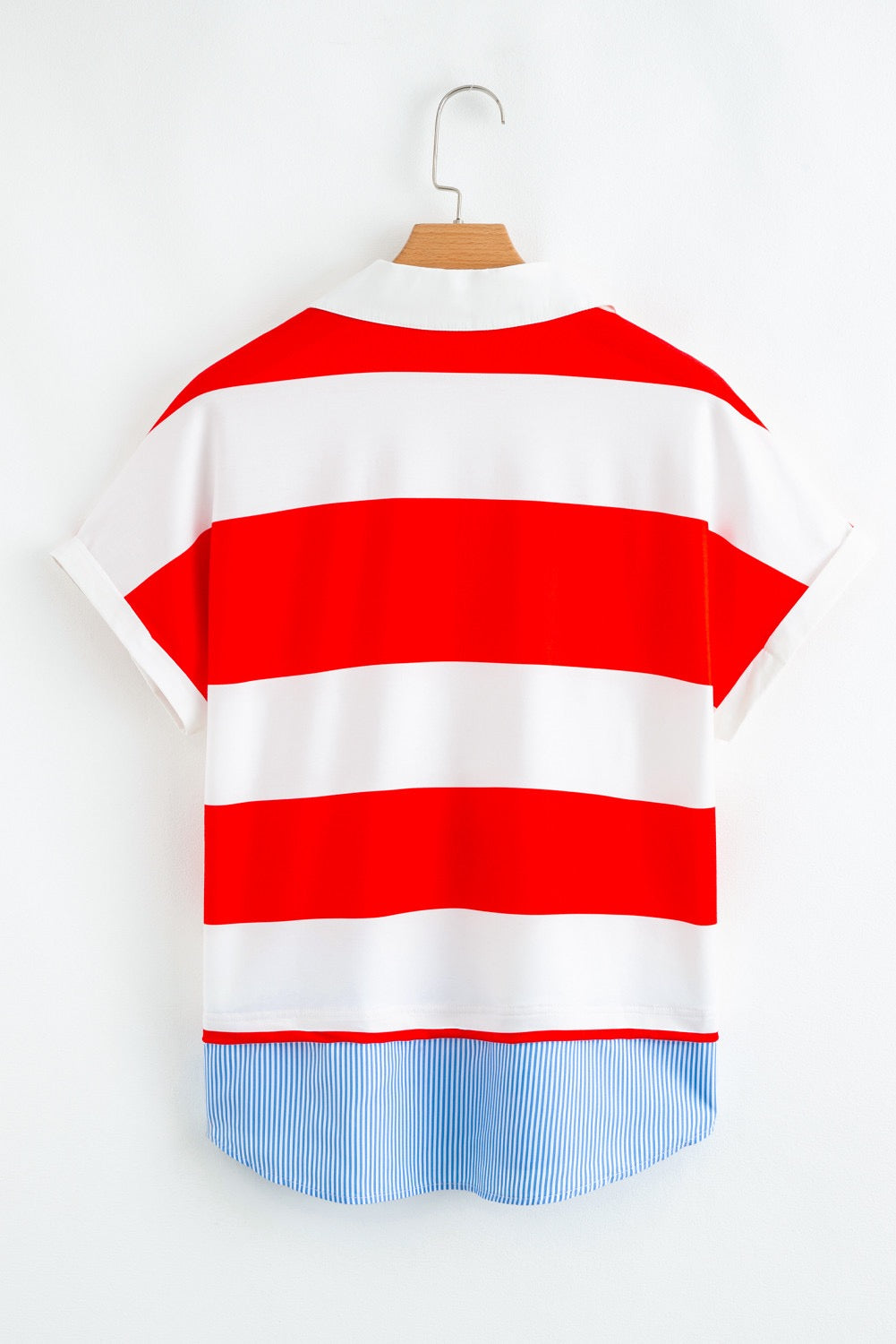 Red Striped Top LT
