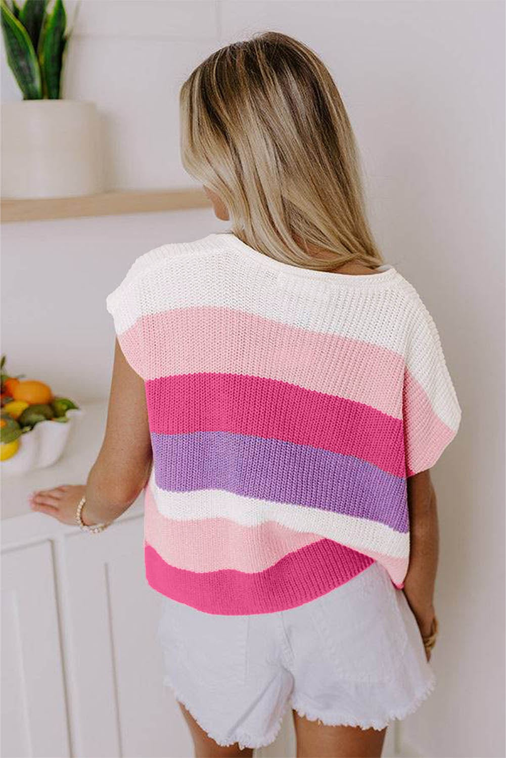 Pink and Purple Sweater Shirt LT