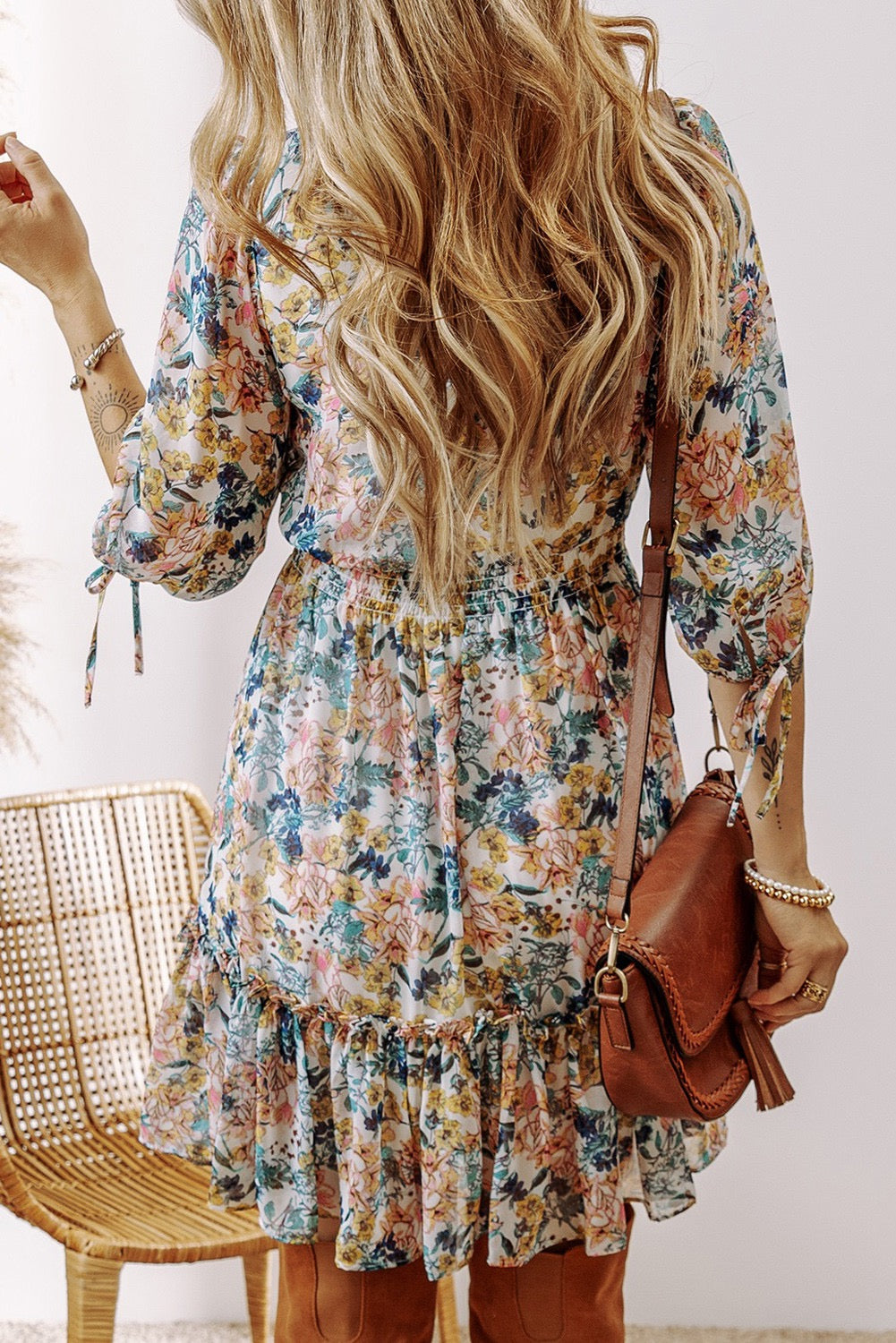 Blue Floral Dress December.