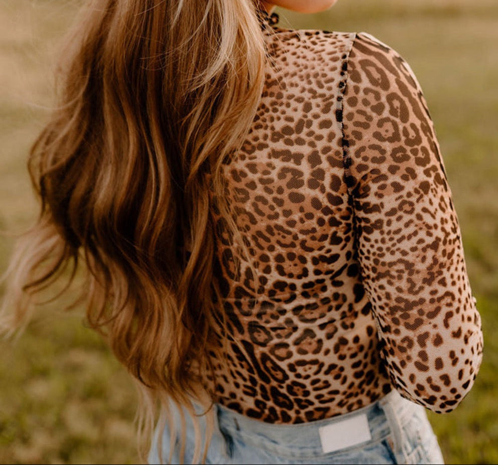 Leopard Mesh Bodysuit January.