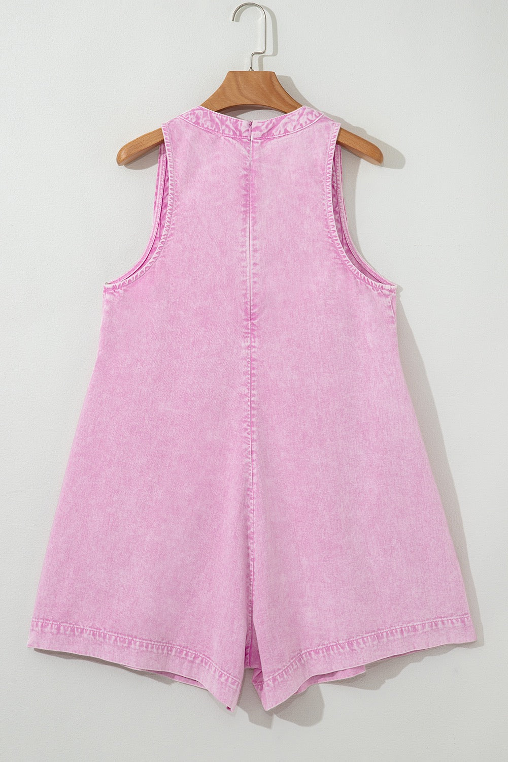 Pink Pleated Romper April.
