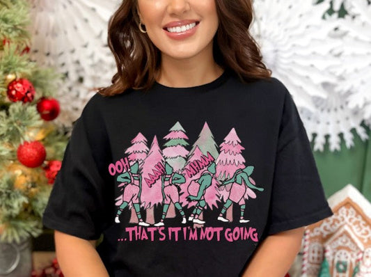 Not Going - Tree Print Tee