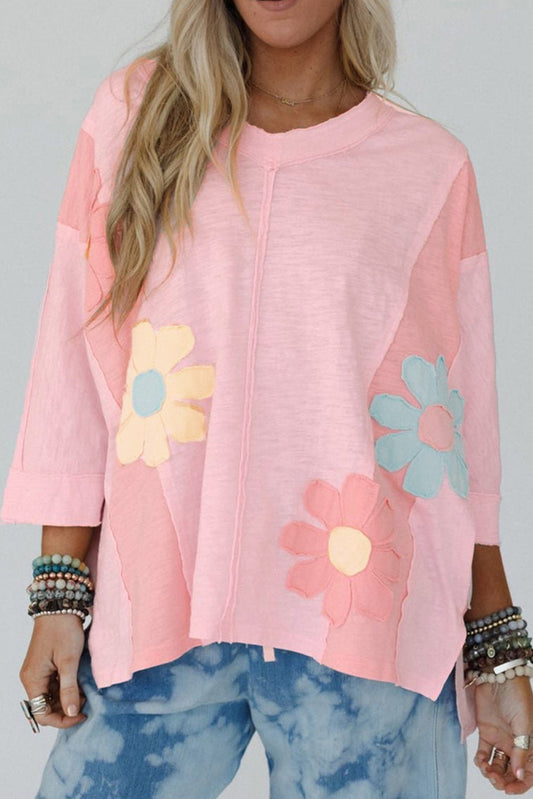 Flower Patch Oversized Top LT