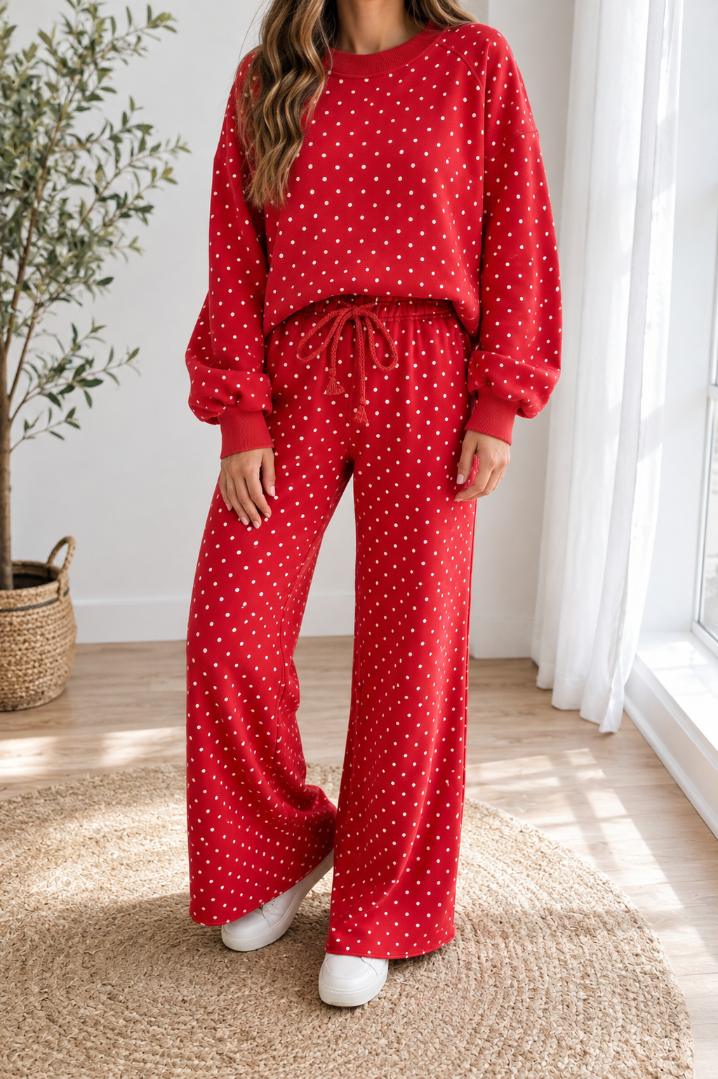 Red Polka Dot Set