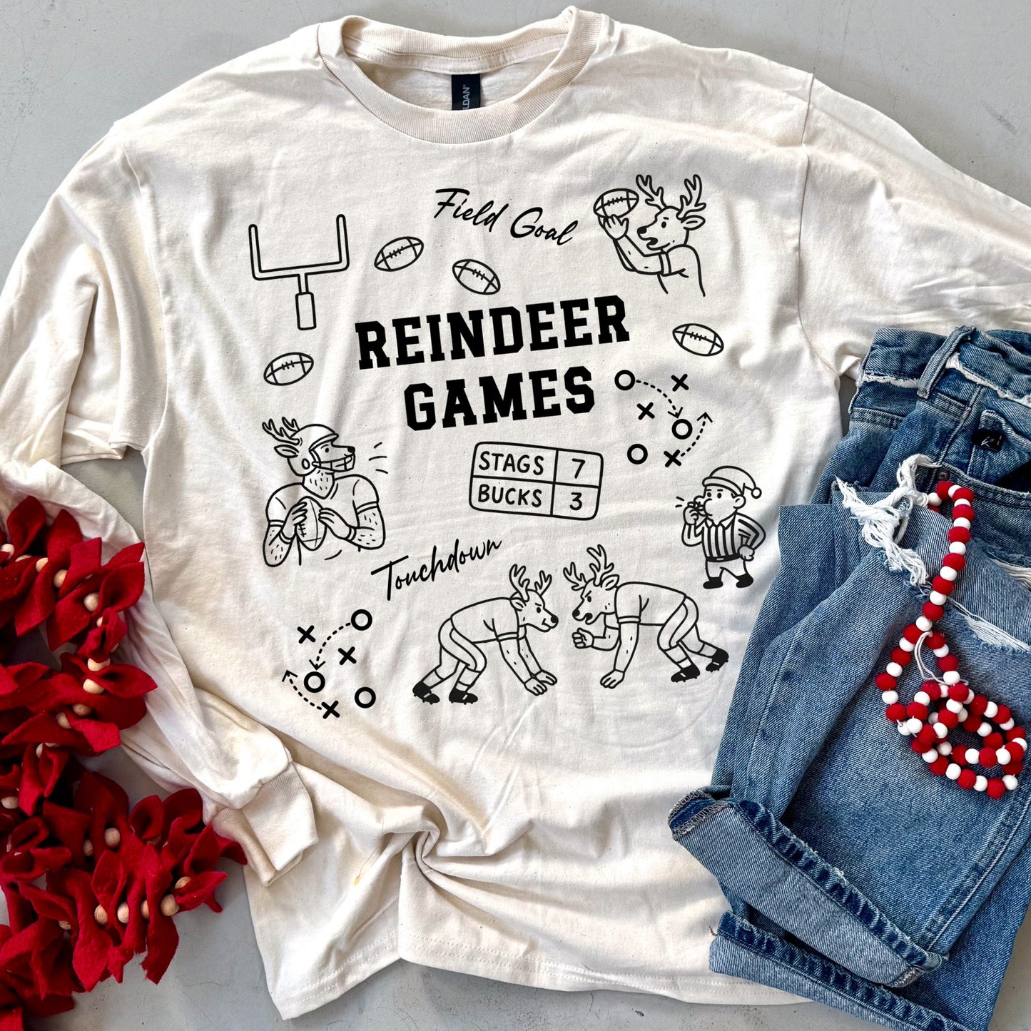 Reindeer Games Christmas Tee