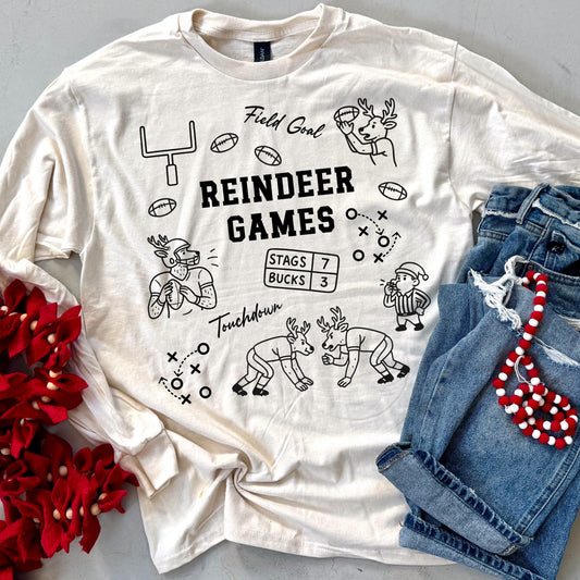 Reindeer Games Christmas Tee