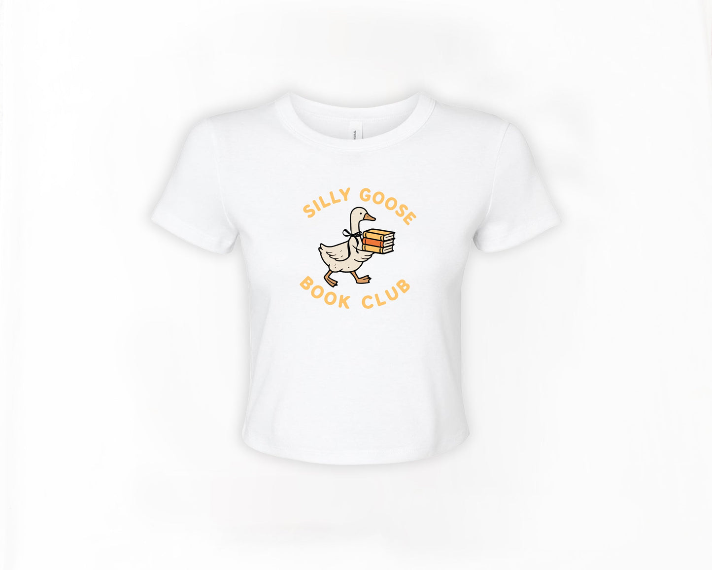 Silly Goose Book Club | Graphic Crop Top | Book Lovers