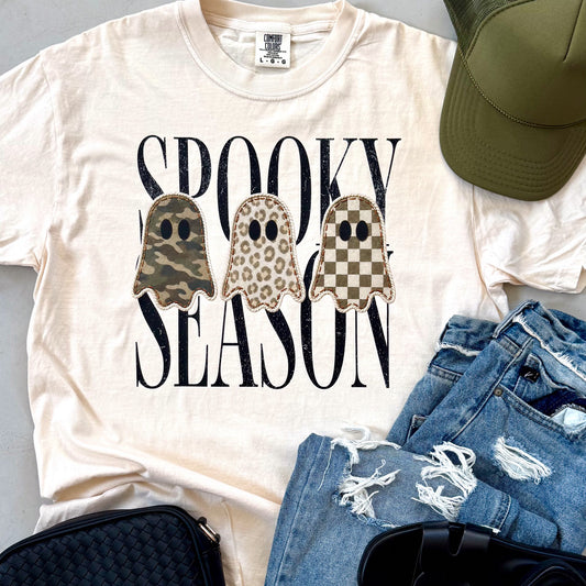 Spooky Season Pattern Ghosts
