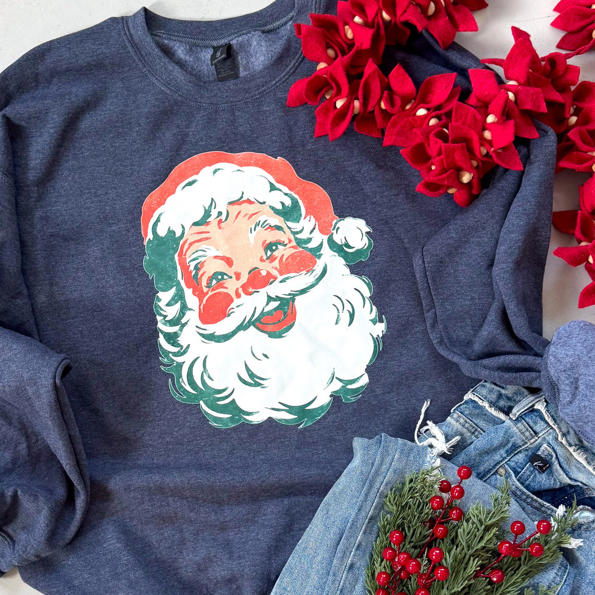 Vintage Santa Sweatshirt