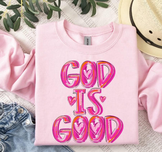 Pink God is God Sweatshirt