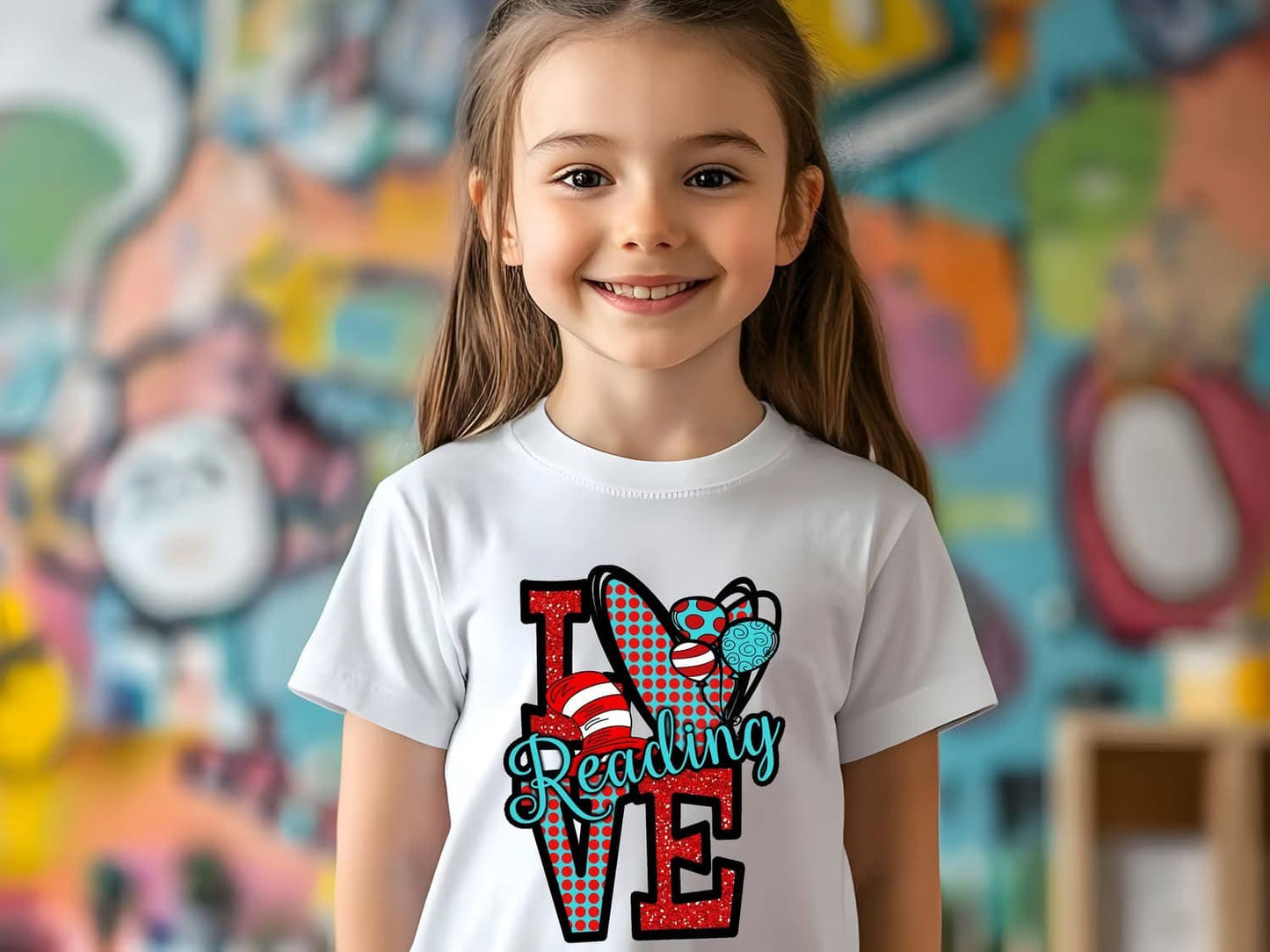 Love Reading kids t-shirt