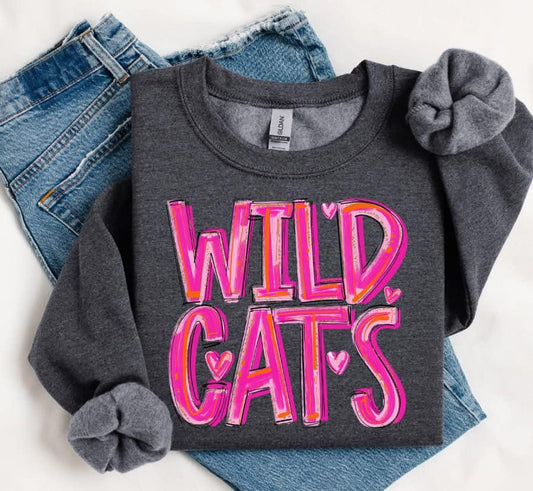 Pink Wildcats Sweatshirt