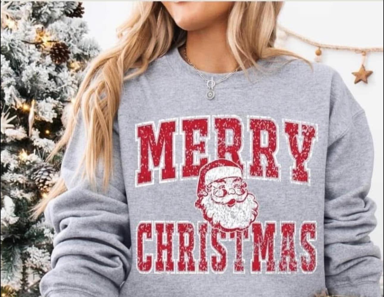 Santa Merry Christmas Sweatshirt