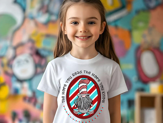 The More You Read The More You Know Kid's T-Shirt