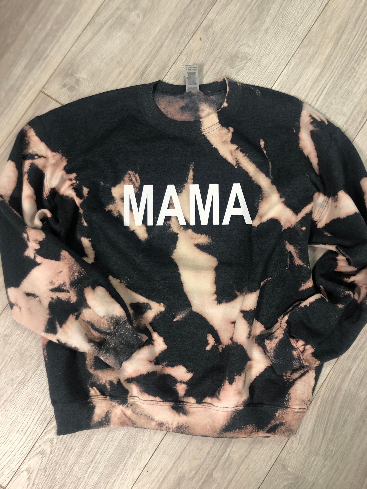 Mama Unisex Bleached Sweatshirt
