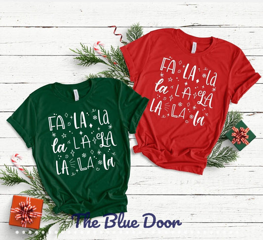 Fa la la la  Bella short sleeve tee