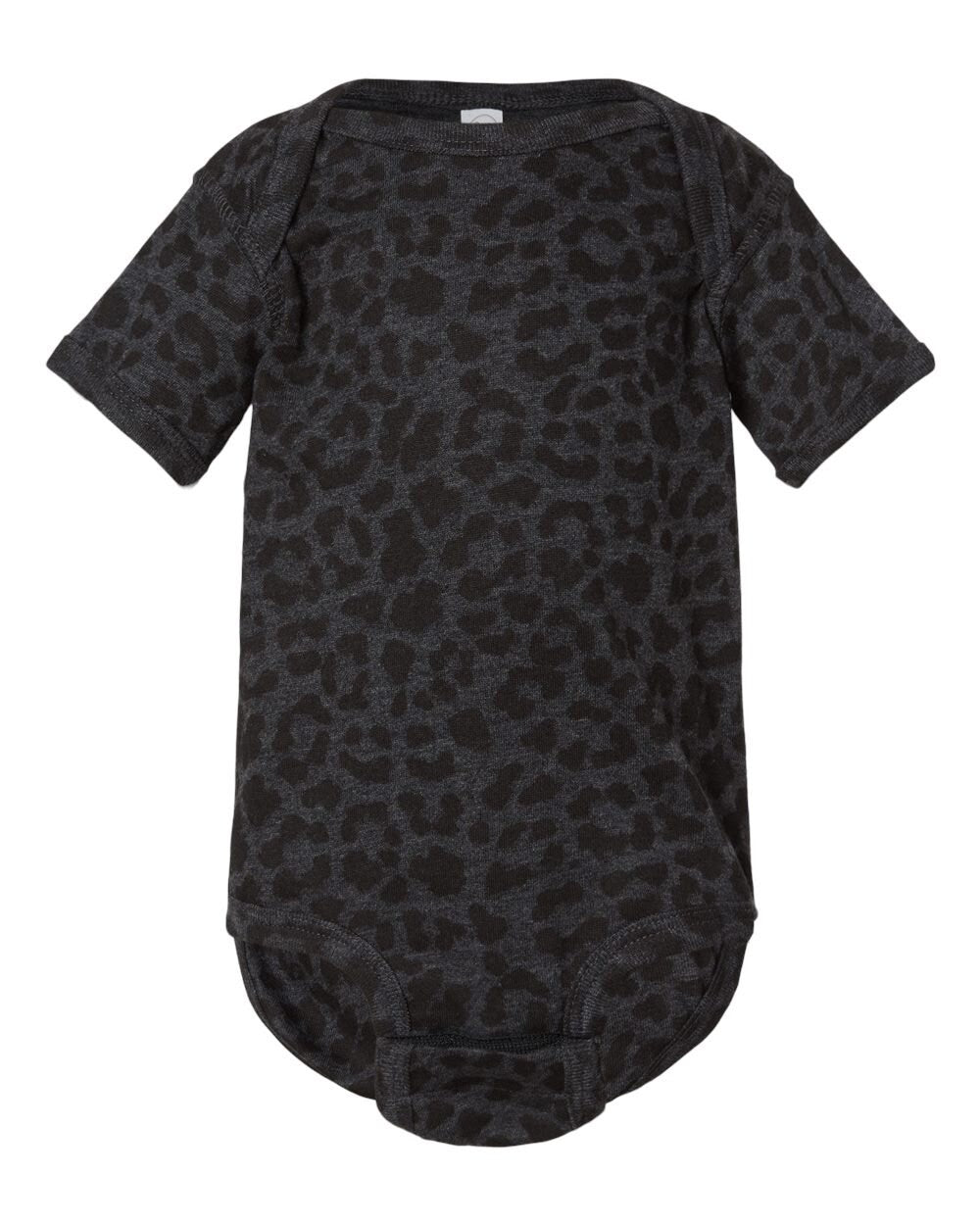 Black Leopard Infant Onesie - great for mommy and me