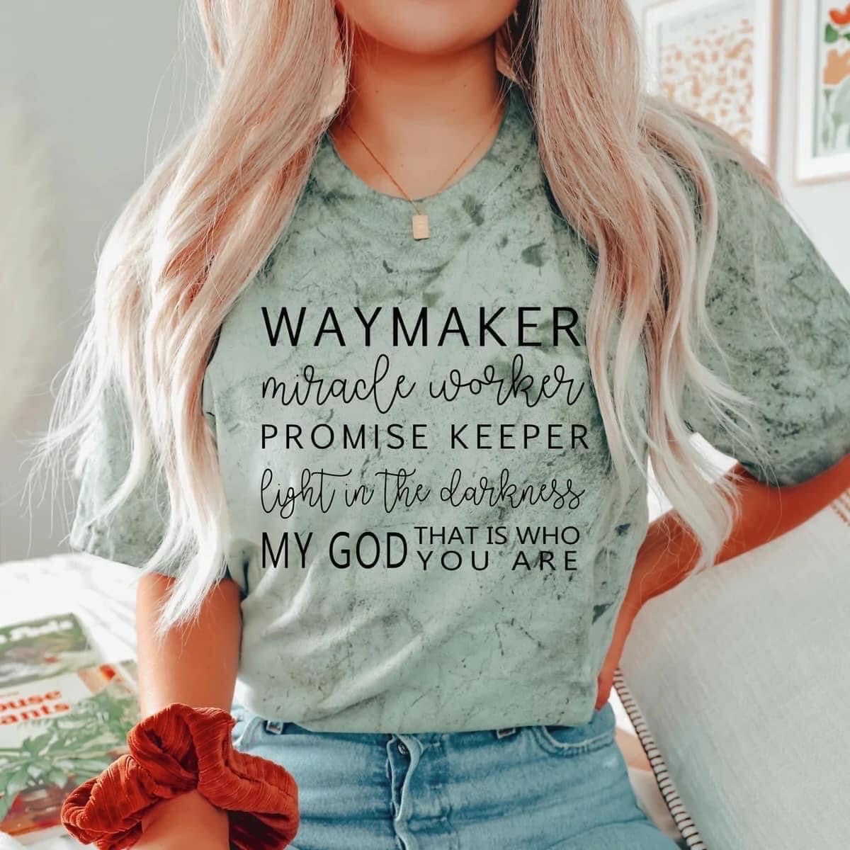 Waymaker Colorblast comfy tee