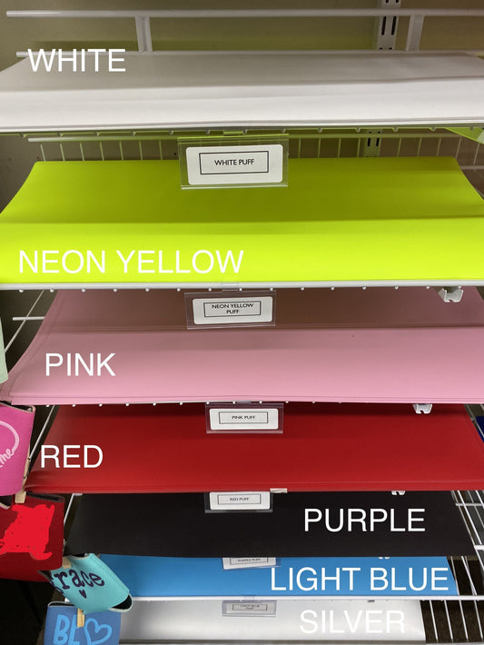 Puff Heat Transfer Vinyl Sheets - The Best Puff