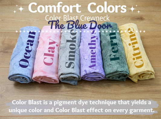 Comfort Colors Color Blast Short Sleeve Tee Blank Adult Heavyweight